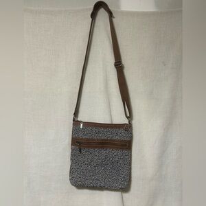Brown and Blue women’s Crossbody Bag